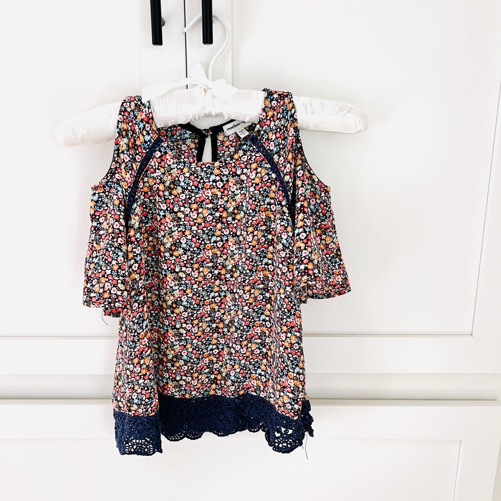 Cute girls silk top